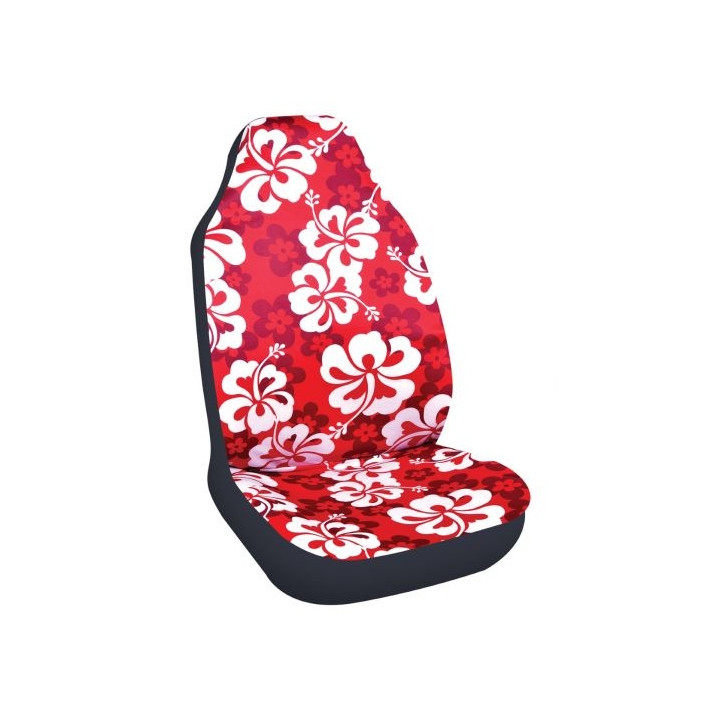 Housse de siège voiture universelle Surfpistols Hibiscus