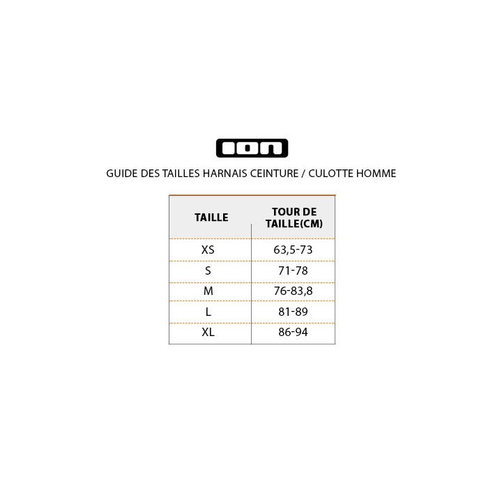 Harnais kitesurf ceinture ION Curv14 2023