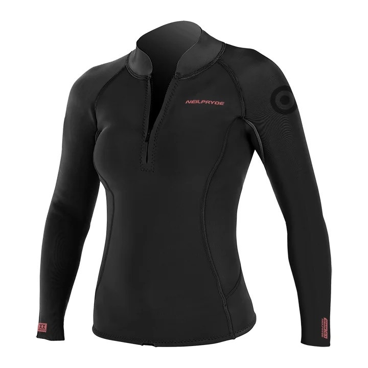 Top néoprène NeilPryde Femme Spark 2mm manches longues